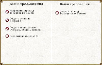Выгодная сделка с Францией в Empire Total War