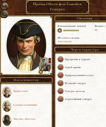 Лучший генерал Австрии в Empire Total War