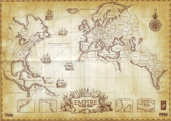 Карта Empire: Total War